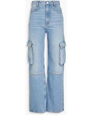 Sandro High-rise Cargo Jeans - Blue
