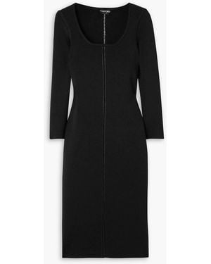 Tom Ford Knitted Midi Dress - Black