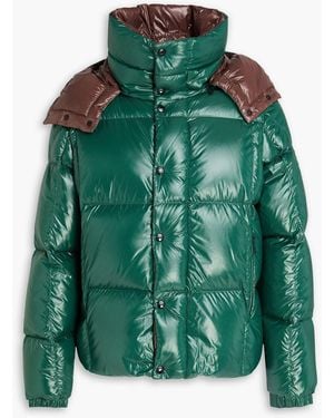 Moncler Parana Quilted Shell Down Jacket - Green