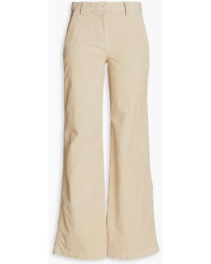 Ba&sh Nevo Cotton-blend Corduroy Wide-leg Pants - Natural