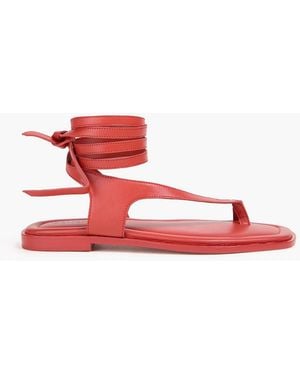 A.Emery Heidi Leather Sandals - Red