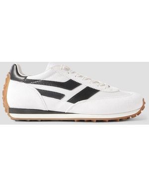 Tom Ford Mick Leather-Trimmed Suede And Mesh Trainers - White