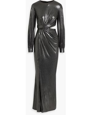 ONE33 SOCIAL Cutout Jersey Gown - Black