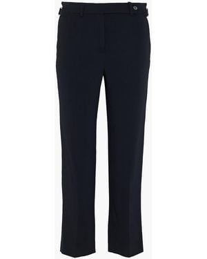 RED Valentino Crepe Straight-leg Pants - Blue