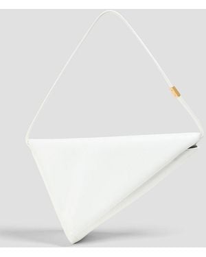 Marni Prisma Leather Shoulder Bag - White