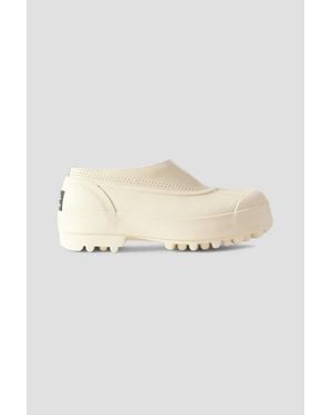 Sorel x Proenza Schouler Sorel Caribou Rubber And Leather Platform Mules - Natural