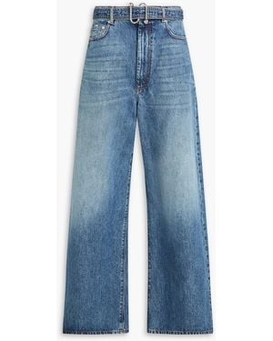 Dries Van Noten High-rise Wide-leg Jeans - Blue
