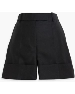Thom Browne Grain De Poudre Wool Shorts - White