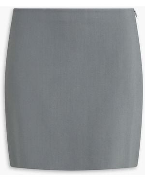 Nanushka Briel Twill Mini Skirt - Grey