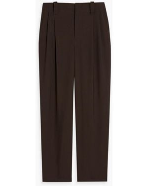 Marni Wool Straight-Leg Pants - Brown