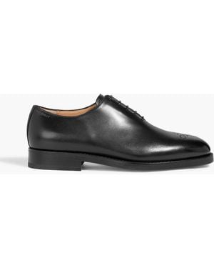 Bally Wing Leather Oxford Brogues - Black