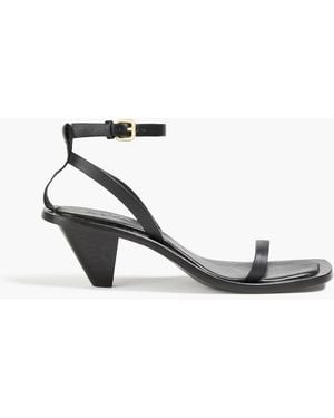 A.Emery Irving Leather Sandals - Black