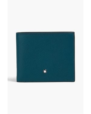 Montblanc Sartorial Textured-Leather Wallet - Blue