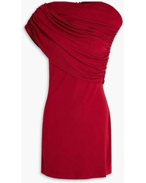 Esse Studios Bonachi Draped Jersey Mini Dress - Red