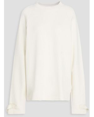 Helmut Lang French Cotton-terry Sweatshirt - White