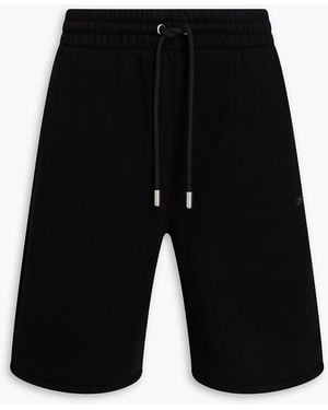 Off-White c/o Virgil Abloh French Cotton-Terry Shorts - Black