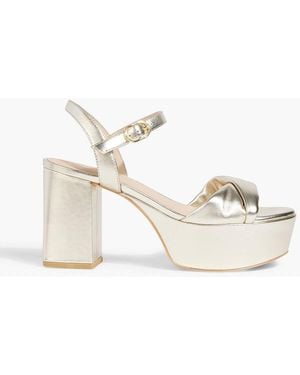 Stuart Weitzman Everly plateausandalen aus -leder - Weiß