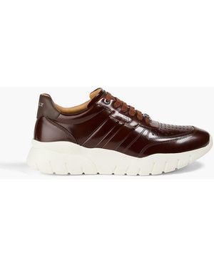 Bally Birman Leather Trainers - Brown