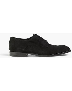 Bally Wedmer Suede Derby Shoes - Black