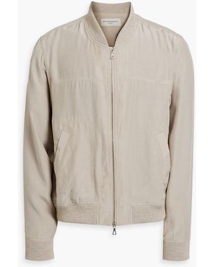 Officine Generale Stefano Lyocell Bomber Jacket - Natural