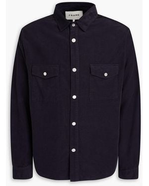 FRAME Cotton-corduroy Shirt - Blue