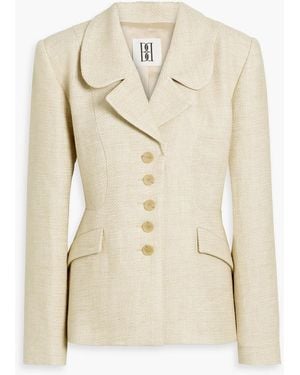 By Malene Birger Adrienna Linen-Blend Canvas Blazer - Natural