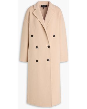 Rag & Bone Thea doppelreihiger tel aus filz aus einer wollmischung - Natur