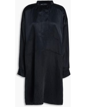 Day Birger et Mikkelsen Stevie Satin Shirt Dress - Blue
