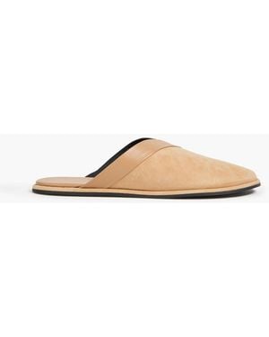 Neous Atik Nubuck Slippers - White