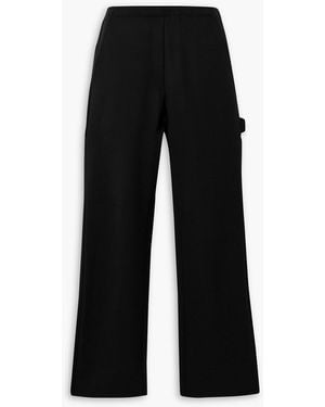 Leset Jane Painter Wool-blend Twill Straight-leg Pants - Black