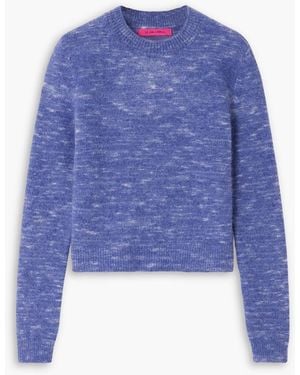 The Elder Statesman Jasper Cashmere-Blend Sweater - Blue