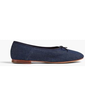 Mansur Gavriel Ballerinas aus denim - Blau