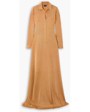 Tom Ford Knitted Maxi Dress - Natural
