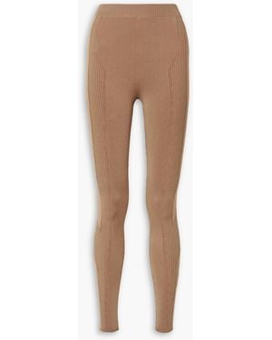 AZ FACTORY Switchwear Stretch-knit leggings - Natural
