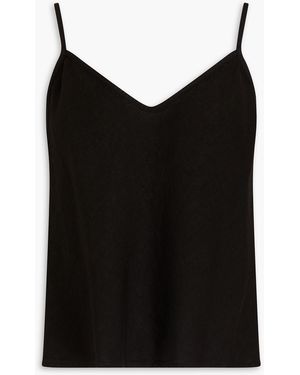 Enza Costa Linen Camisole - Black