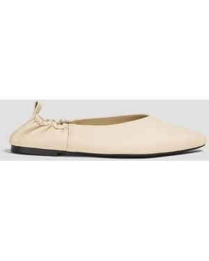 A.Emery Brie Leather Ballet Flats - Natural