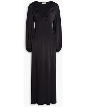 byTiMo Satin-Crepe Maxi Dress - Black