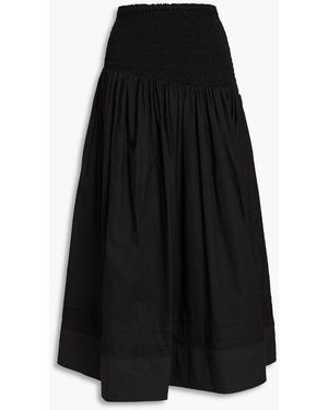 3.1 Phillip Lim Cotton-voile Midi Skirt - Black