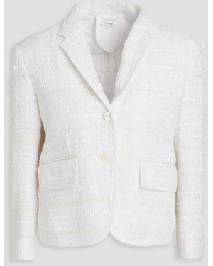 Thom Browne Tweed Blazer - White