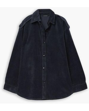Goldsign The Caden Cotton-corduroy Shirt - Blue