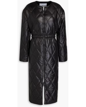 GANNI キルティング シェルコート Black 関税＆送料込 楽天市場】GANNI ガニー キルティングコート Ripstop Quilt Coat