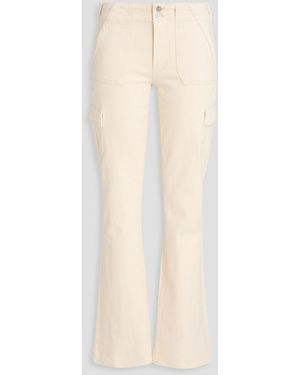 PAIGE Mid-Rise Bootcut Jeans - White