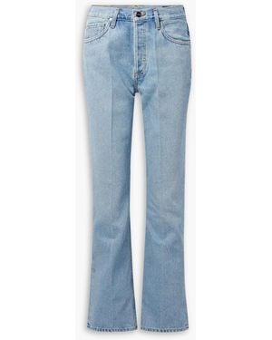 Goldsign The Nineties High-Rise Bootcut Jeans - Blue