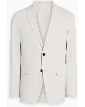 Theory Clinton Linen-Blend Blazer - White