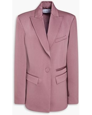 Alex Perry Crepe-Satin Blazer - Pink