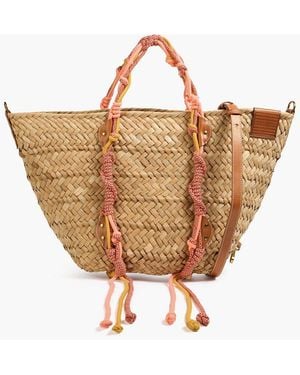 Zimmermann Straw Tote - White