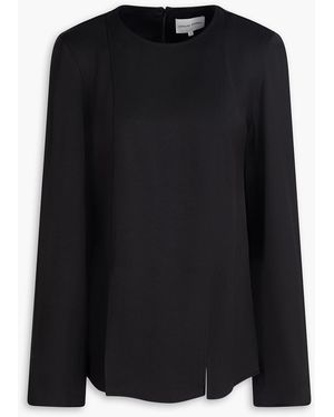 Loulou de Saison Renat Twill Blouse - Black