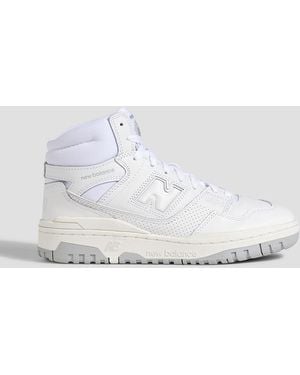 New Balance 650 Leather High-top Trainers - White