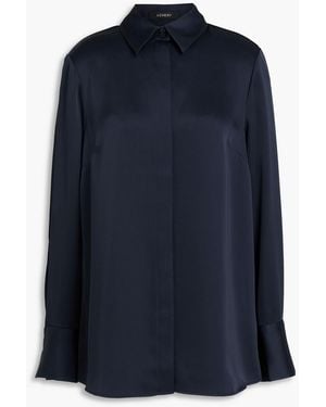 A.Emery Philippa Satin Shirt - Blue