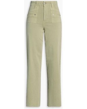 PAIGE Anessa High-Rise Wide-Leg Jeans - Green